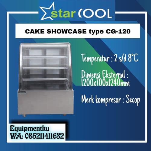 SG CAKE SHOWCASE STARCOOL TYPE CG-120
