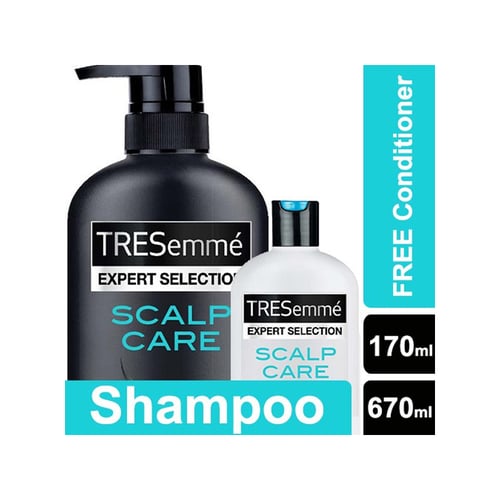 TRESEMME Shampoo Scalp Care 670ml Free Conditioner 170ml