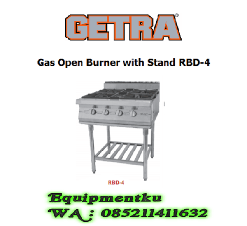 GAS OPEN BURNER WITH STAND GETRA TIPE (RBD-4)