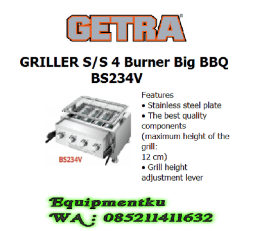GRILLER getra S/S 4 Burner BIG BBQ BS234V
