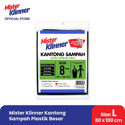 Mister Klinner Kantong Sampah Plastik Ukuran Besar 80x100cm
