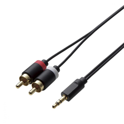 AUDIO Cable (3.5-RCA x 2)