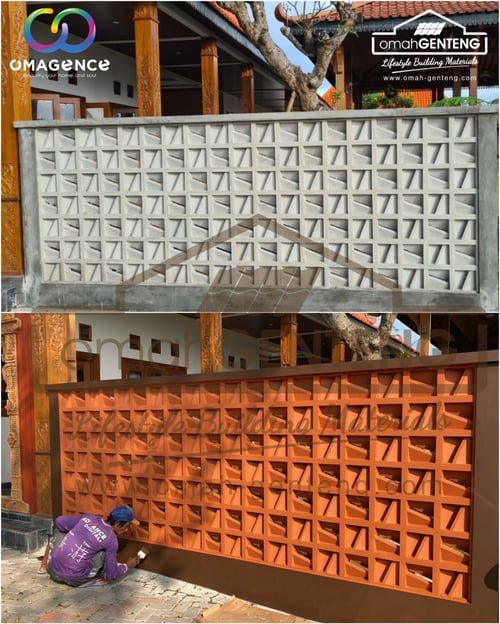Pagar Roster Beton Minimalis - HP/WA; 08122833040 - OMAGENCE Breeze Blocks