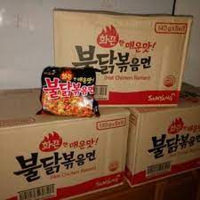 Mie Samyang Grosir 1 Dus (Isi 40 Buah) Hot Spicy Chicken Rasa 540.000 x 10 dus