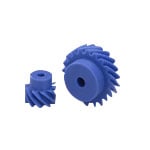 Plastic helical gear