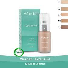 Wardah Exclusive Liquid Foundation (25,000 x 100pcs)