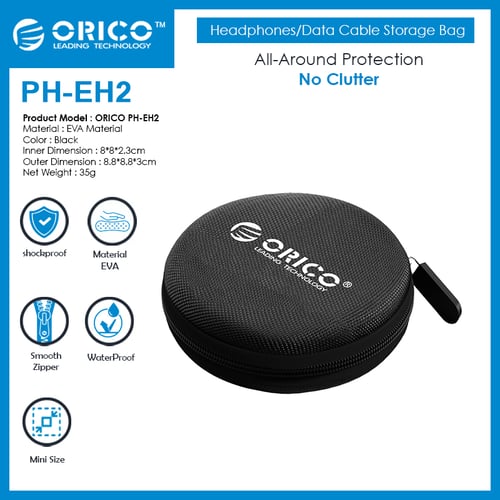 ORICO Headphones/Data Cable Storage Bag - PH-EH2