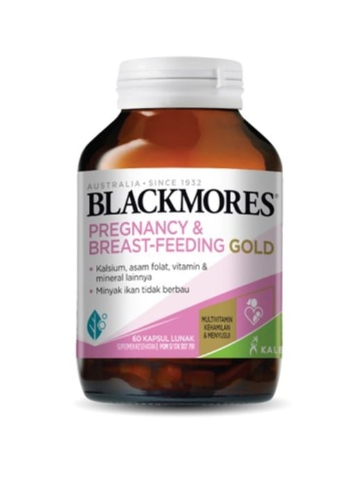 Blackmores Pregnancy & Breast-Feeding Gold 60 kapsul - Ut Ibu Hamil dan Menyusui