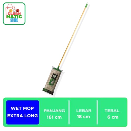Clean Matic - Wet Mop Extra Long
