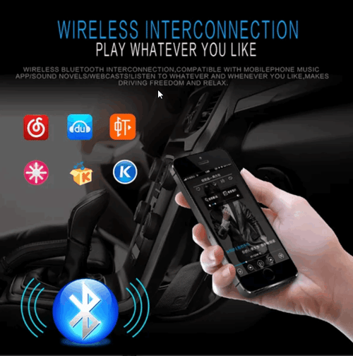 Tape Mobil MP3 Player Bluetooth Wireless 12V - Head Unit - Taffware MP3 617-61