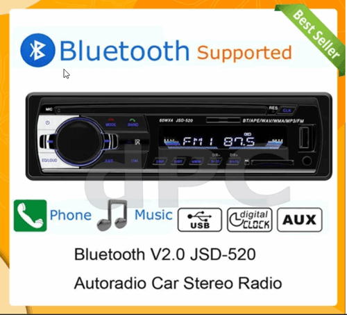 Single Din Audio Tape Mobil LCD Multifungsi Bluetooth USB MP3 FM Radio