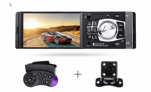 Tape mobil Head Unit single din layar 4.1 inch HD bluetooth JSV 4012B