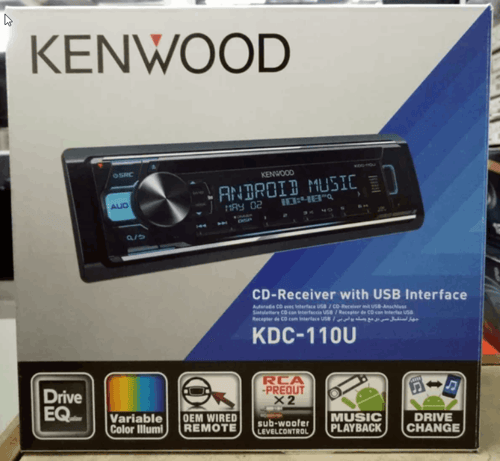Single din kenwood kdc 110u - single disc kenwood kdc110u - tape mobil kenwood kdc110u - headunit kenwood kdc110u
