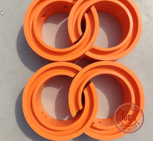 Peredam suspensi spring buffer Mitsubishi Pajero DUMPER per paket isi 4pcs depan belakang Warna Orange