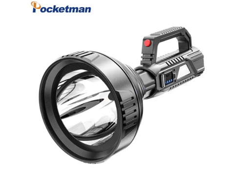 TaffLED Pocketman Senter LED Flashlight Waterproof USB Rechargeable Cree XPE