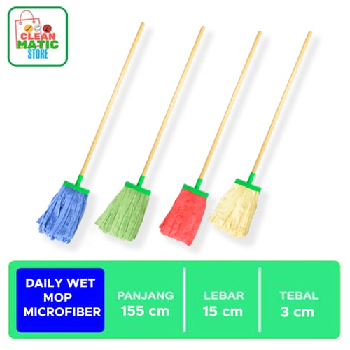 Clean Matic - Daily Wet Mop Microfibre