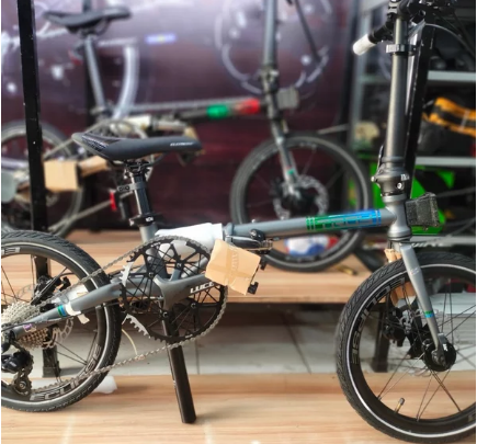 Sepeda Lipat Seli Folding Bike Element Troy X 9 Speed 2021 Black atau Hitam