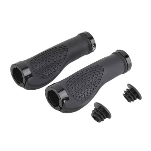 2 PCS Handlebar Handle Grip Sepeda Anti Slip Handgrip Bicycle MTB - Kuning