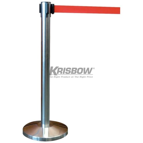 Handrail Stainless Steel With Red Belt Krisbow KW1800476