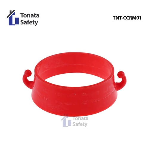 Cone Chain Ring Connector / Gantungan Rantai Kerucut / Merah