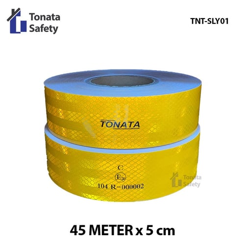 Sticker Pemantul Cahaya / Scotlight Tonata / Kuning 45 meter