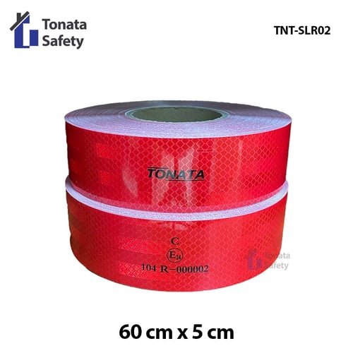 Scotlight / Sticker Pemantul Cahaya Tonata / Merah 60 cm