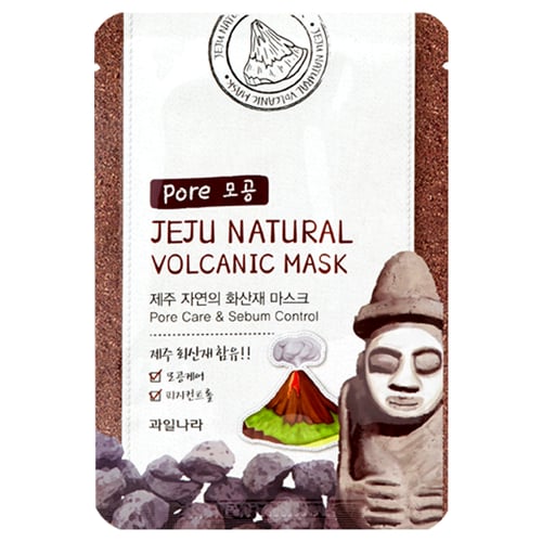 JEJU Natural Face Mask - Sheet Mask - Masker Wajah - Vollcanic