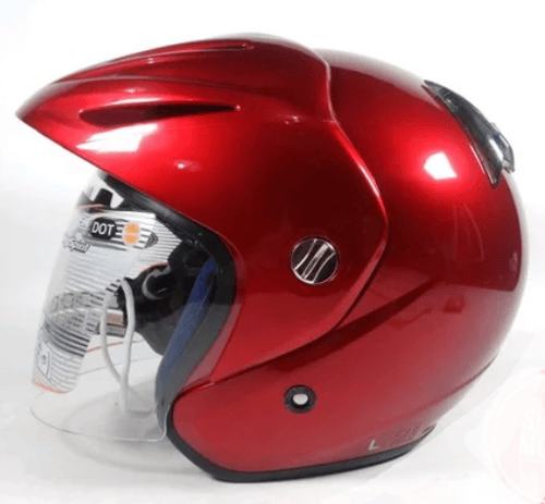 Helm Motor Merk INK Model CX 22 Ukuran L Warna Red Marron