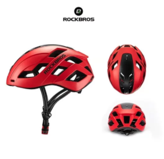 ROCKBROS TS-43 Bike Ultralight Helmet - Helm Sepeda Lipat MTB - RED