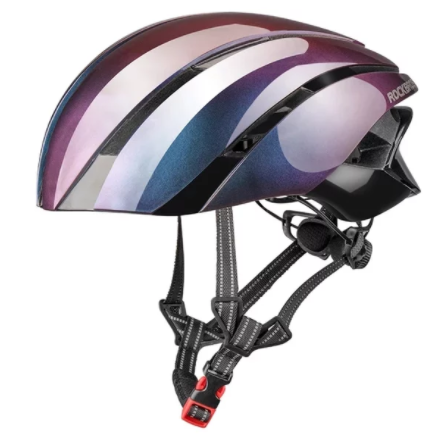 Rockbros LK-1C Road Bike Ultra Light Gradient Purple Helm Sepeda