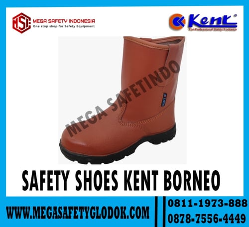 Safety Shoes Kent Borneo - Coklat