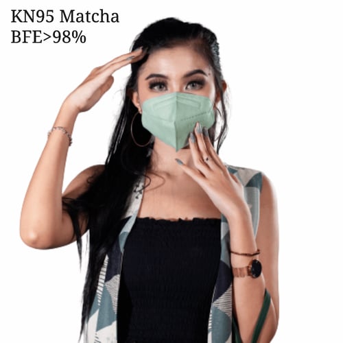 Primero KN95 Matcha - 1 Sachet isi 5pcs