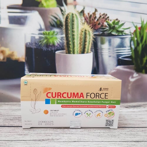Curcuma Force per Box 120 Tablet - Memelihara Kes Fungsi Hati dan Imunitas