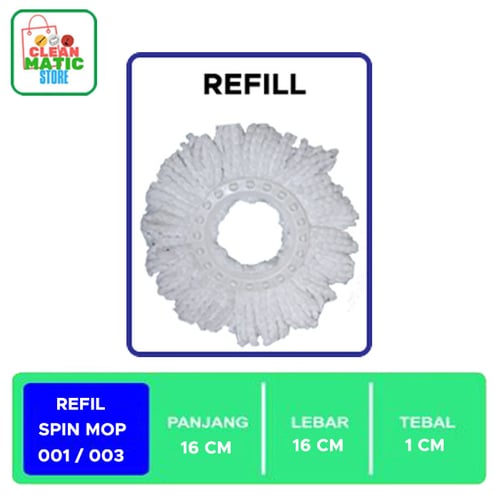 Refill Spin Mop 001 / 003 (Isi Ulang Alat Pel)