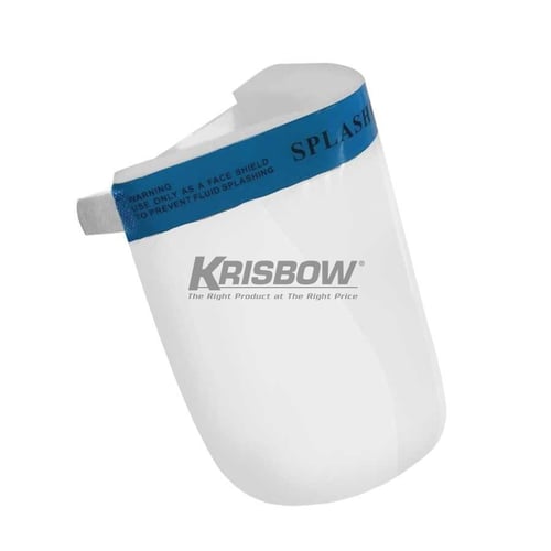 Face Shield With Clear Visor & Spons Krisbow 10412911