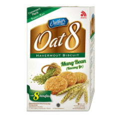 Oatbits Oat8 Biscuit Havermout Kacang Ijo 142.5G