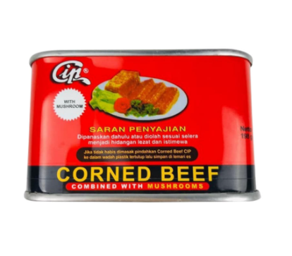 Cip Corned Beef Mushrooms 198G