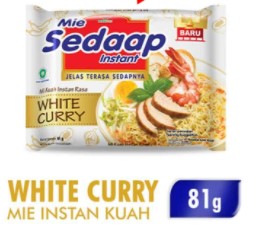 Sedaap Mie Instant White Curry 81G