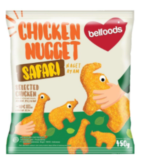 Belfoods Favorite Chicken Nugget Safari 450G