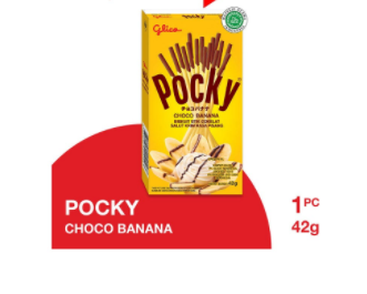 Glico Biscuit Pocky Choco Banana 42G