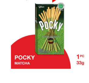 Glico Biscuit Pocky Matcha 33G