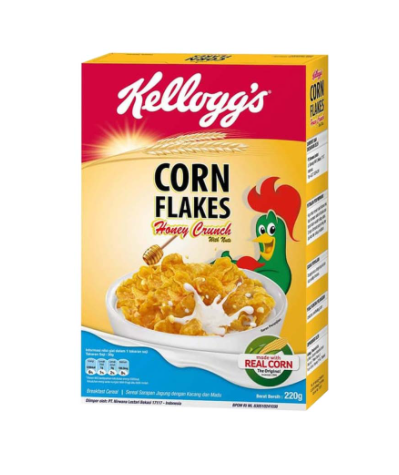 Kellogg s Cereal Corn Flakes Honey Crunch 220g