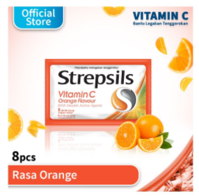 Strepsils Candy 6S / 8S Vit.C Orange