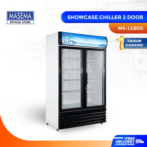 Kulkas showcase chiller double door MS-LG-800