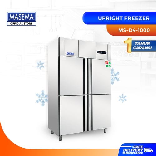 Upright Freezer 4 Pintu MS-D4-1000 Mesin Pendingin