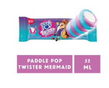 Walls Ice Cream Paddle Pop Twister Mermaid 55Ml