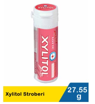 Lotte Chewing Gum S/F Xylitol Stroberi Mint 27.55G