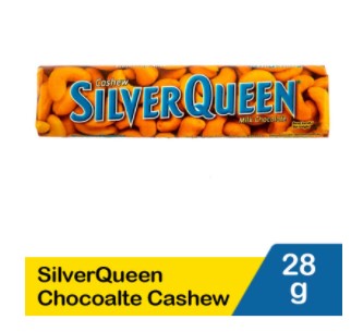 Silver Queen Chocolate Midi Merah/Biru 28G