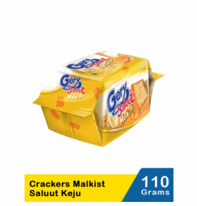Gery Crackers Malkist Saluut Keju 110G