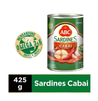 ABC Sardines Chili 425gr